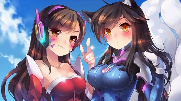 Mono, orejas de gato, D Va Overwatch, Supervisión, Anime