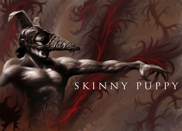 Skinny Puppy,disegno,illustrazione,demone,mitologia,personaggio fittizio