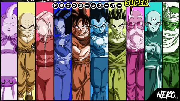 Tien Shinhan,Zseniális Teknős,Krillin,Vegeta,Dragon Ball Super,Gohan