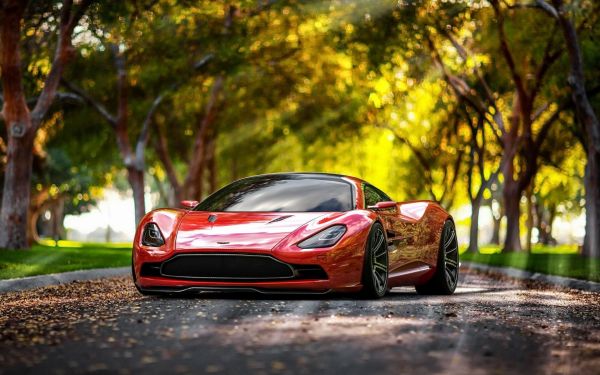 car, concept cars, vehicle, sunlight, red cars, bokeh