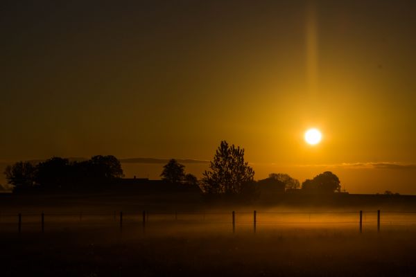 landskab,solnedgang,vand,afspejling,sollys,nat