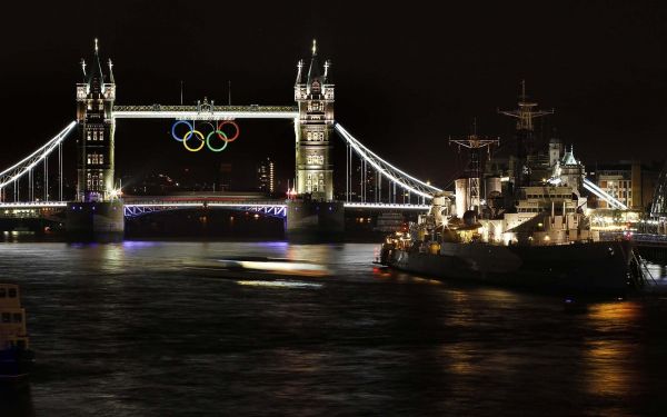 London Bridge,olympic rings,skip