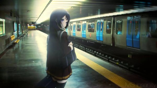 hibike euphonium,Kousaka Reina,animemeisjes,metro