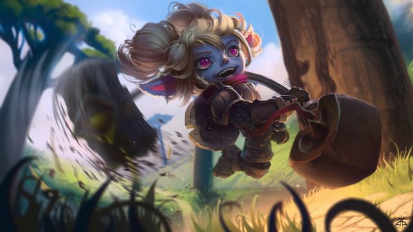 Anime,Liga de Leyendas,mitología,Poppy League of Legends,captura de pantalla