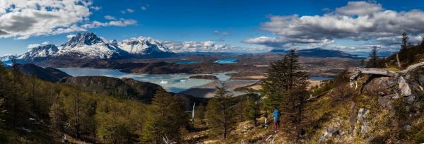 paisaje, montañas, lago, naturaleza, Árboles, bosque