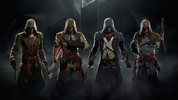 Assassin's Creed Birliği,Oyuncular,Makine,karanlık,Ekran görüntüsü,Bilgisayarın duvar kağıdı