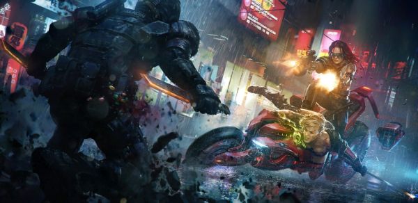 1920x936 px,cyberpunk,Dan Luvisi,Last Man Standing Killbook av Bounty Hunter,Science fiction