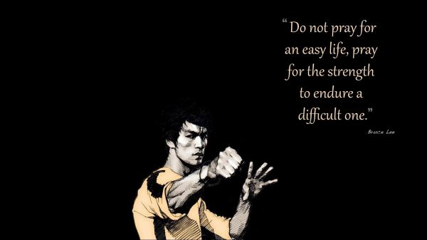 quote,motivational,Bruce Lee,black,yellow,life