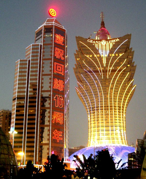 Chine,Macau,un hôtel,Casino,bâtiment,Grand Lisboa