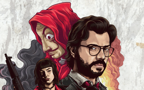 Money Heist Comic,komiska konst,La casa de papel