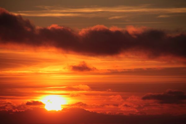 solnedgång,himmel,moln,Storbritannien,hav,Sol