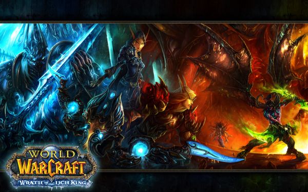 videogiochi,World of Warcraft,Fantasy art,Elfo del sangue,Arthas,Illidan Stormrage