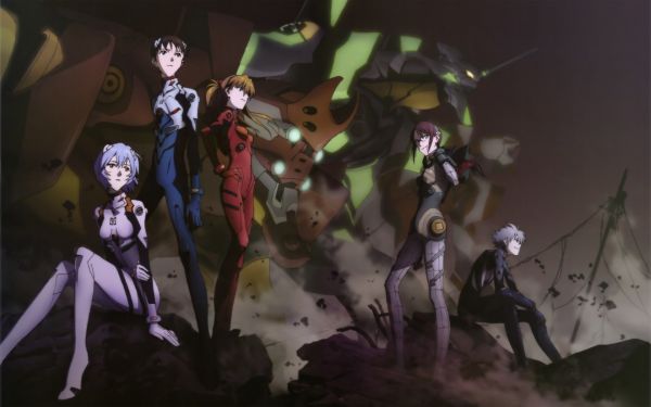 Anime,Neon Genesis Evangelion,Asuka Langley Soryu,Ayanami Rei,Ikari Shinji,Kaworu Nagisa