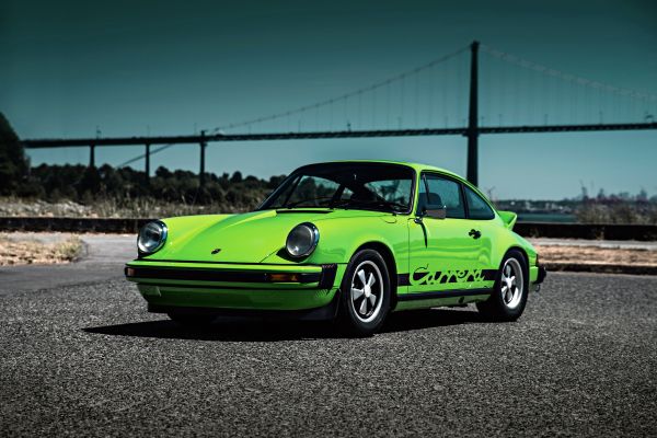 auto,voertuig,zijaanzicht,groen,Porsche,Porsche 911