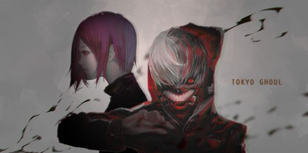 Kaneki Ken,Kirishima Touka,Tokyo Ghoul,5905x2952 px