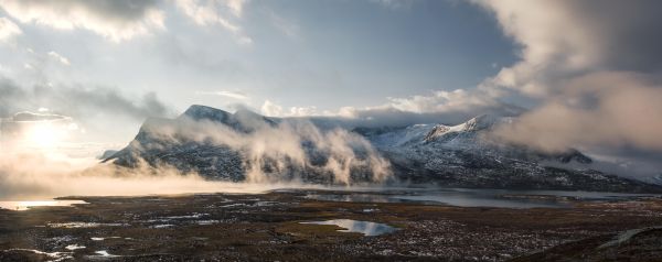 nuvem,céu,agua,montanha,Natural landscape,Montanhas