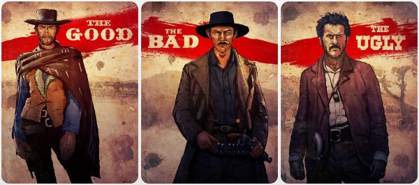 Illustration,Filme,Poster,Clint Eastwood,Collage,Western