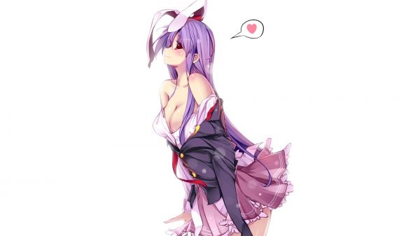 femei,anime,fete anime,țâțe mari,inimă,Touhou