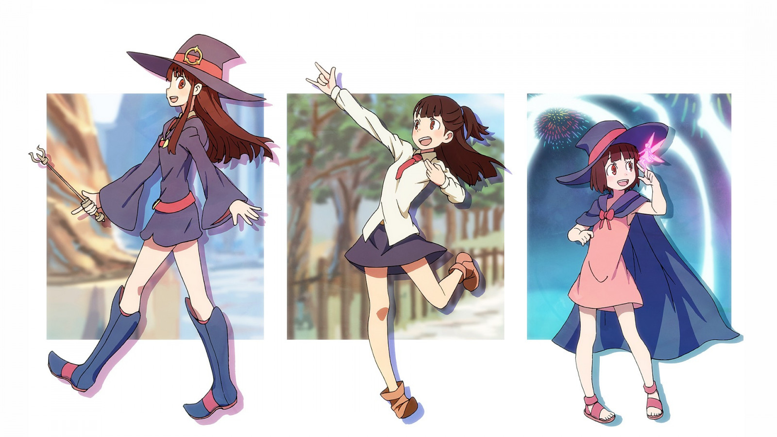 illustration, anime, tecknad serie, Little Witch Academia, Kagari Akko, Leksak, Kläder, kostym, statyett, kostymdesign, actionfigur