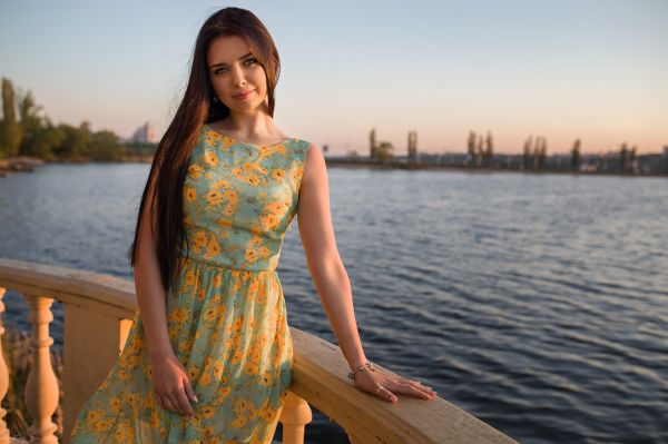 women outdoors,long hair,women,model,Dmitry Shulgin,summer dress