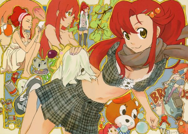 illustrazione,anime,anime girls,cartone animato,Tengen Toppa Gurren Lagann,Littner Yoko