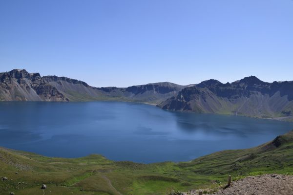 Changbai Mountain,mountain top,horský průsmyk,Lake District