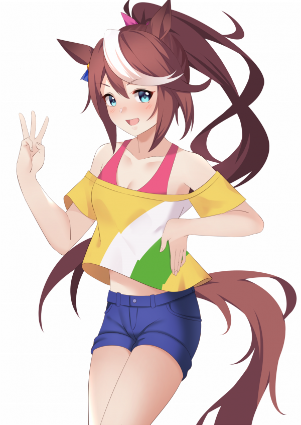 аниме,аниме момичета,конска опашка,брюнетка,Uma Musume Pretty Derby,ушите на животните