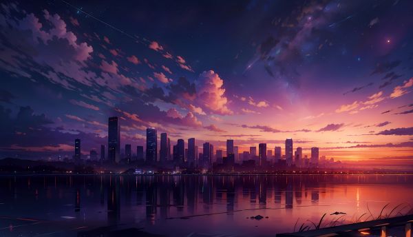 illustration,skyline,Digital kunst,landskab