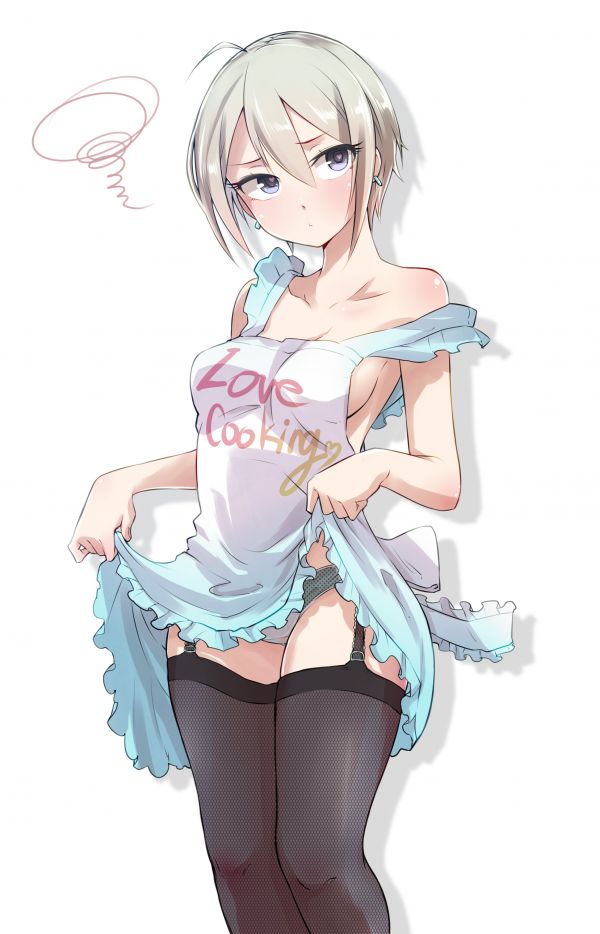 anime girls,cleavage,thigh highs,panties,Shiomi Syuko,THE email protected Cinderella Girls