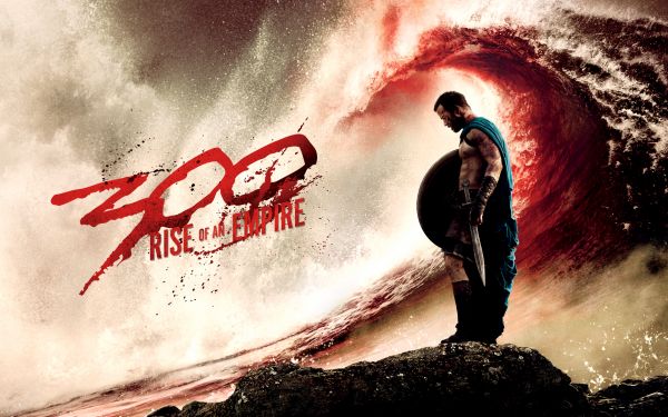 red,movies,poster,300 Rise of an Empire,artwork,emotion