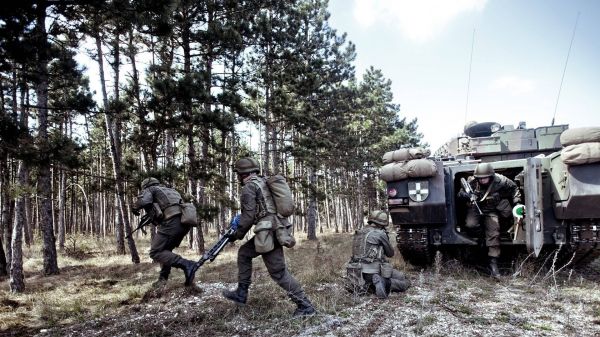 soldado,militar,vehículo de combate de infantería,Ejército,Fuerzas armadas austríacas,Rheinmetall MG3