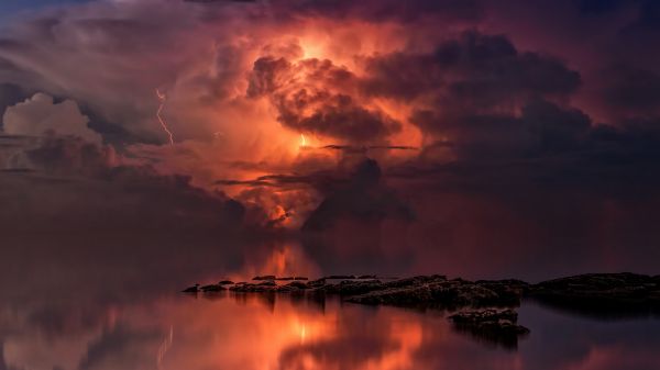 cloud,water,sky,atmosphere,afterglow,nature