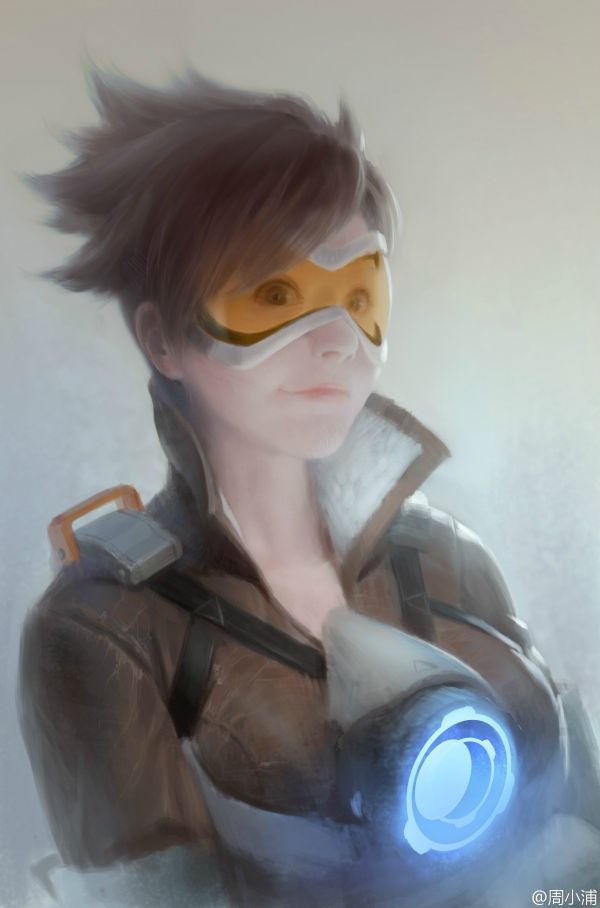 Overwatch,Tracer Overwatch,1634x2473 px