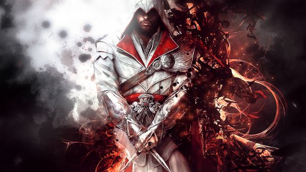 佛罗伦萨Ezio Auditore da佛罗伦萨,视频游戏,刺客信条兄弟会,刺客信条