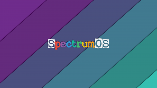 Linux,SpectrumOS,アーチLinux,ミニマリズム,単純な背景,ロゴ