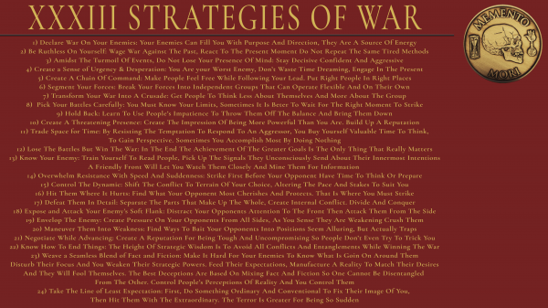 引用,Robert Greene,书报价,战争,Memento Mori,知识