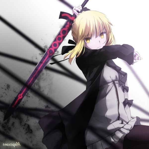 Anime,Schwert,Säbel,Schicksalsreihe,Saber Alter,Mangaka