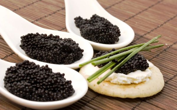 food,caviar,black,macro