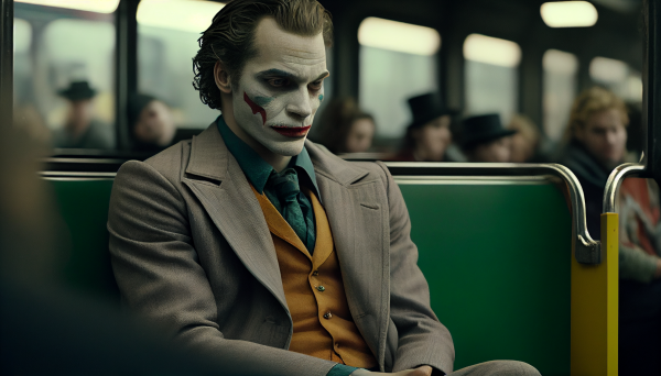 Joker 2019 Movie,Joker,ansikte,smink,clown,interiör