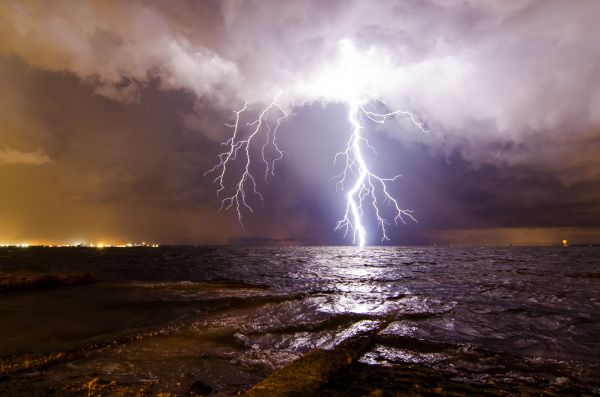 mar,cielo,tormenta,agua,larga exposición,verano