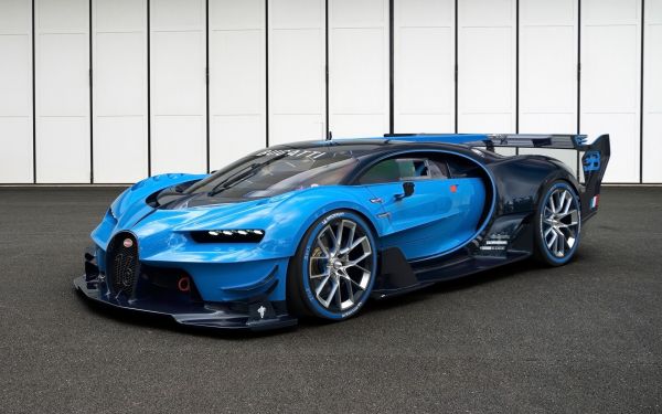 Bugatti Veyron,Bugatti Vision Gran Turismo,voiture,1920 x 1200 px,Voitures bleues,véhicule