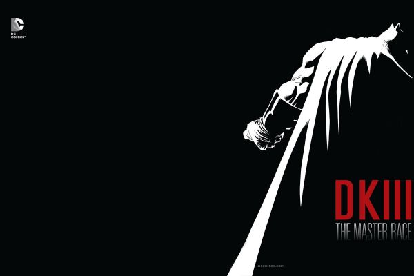 Batman,logo,Frank Miller,marca,DK III,ala