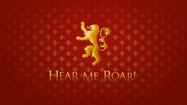 illustration,text,logotyp,mönster,Game of Thrones,hus Lannister