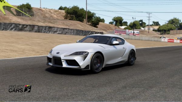 αυτοκίνητο,PlayStation 4,έρημος,Toyota GR Supra,Laguna Seca,Project Cars 3