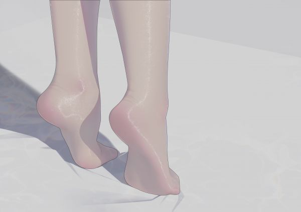 Anime cô gái,Pantyhose,đôi chân,Vớ,Ngón chân,Nền đơn giản