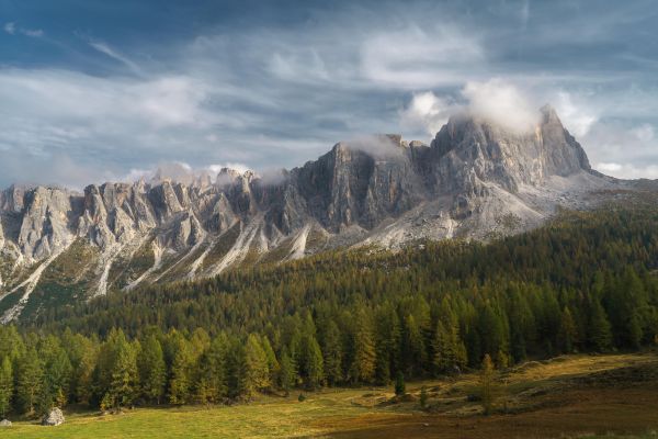 panorama,natureza,Europa,Dolomitas,Alpes,Itália