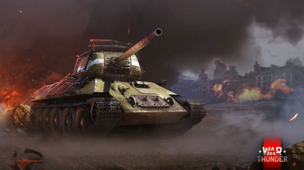 tank,Gaijin Entertainment,War Thunder,video games,logo,fire