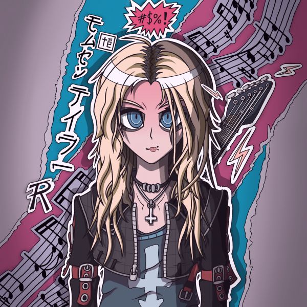 The Pretty Reckless,Artyom Zyev,skladatelé,při pohledu na diváka,fan art,blonďaté vlasy