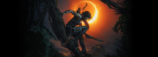 Haudan ryöstäjä,Lara Croft,veri,viidakko,pimennys,Shadow of the Tomb Raider