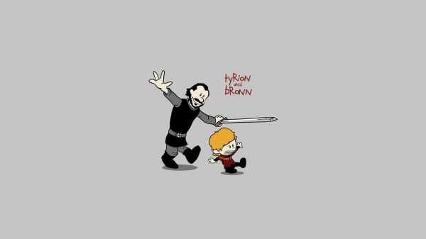 Game of Thrones,hus Lannister,Tyrion Lannister,crossover,Calvin och Hobbes